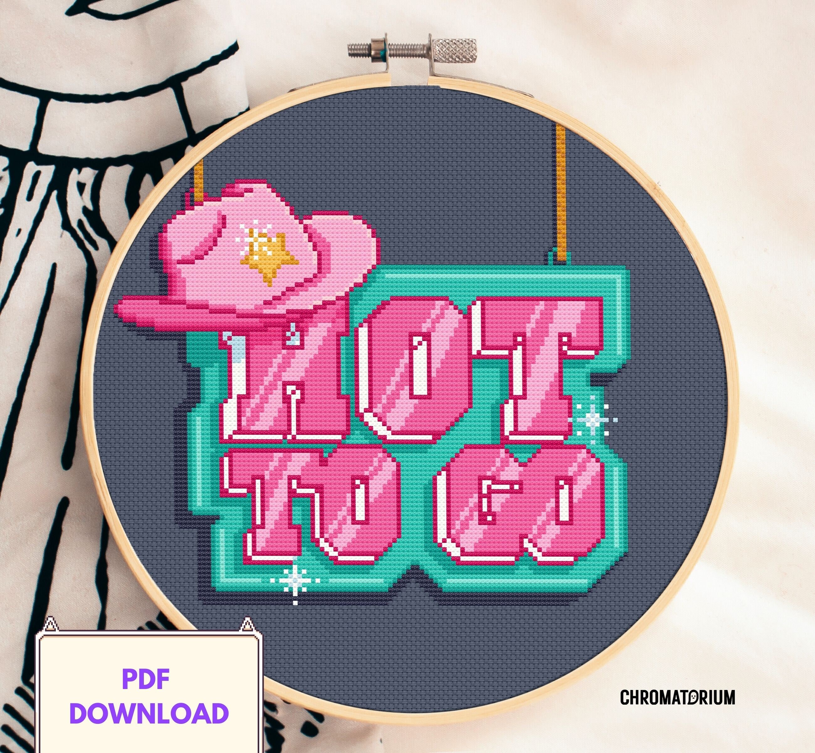 Chappell Roan - Hot to Go Cross Stitch Pattern - PDF Instant Download ...