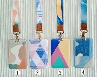 Badge Holder Card Neck Strap Key Holder