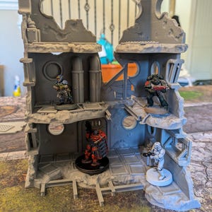 Bulk Multilevel Building Ruins for Sci-Fi, 40k, SW Legion, Firefight, Deadzone, Kill Zone