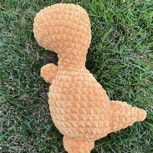 dinosaur chicken nugget digital pattern