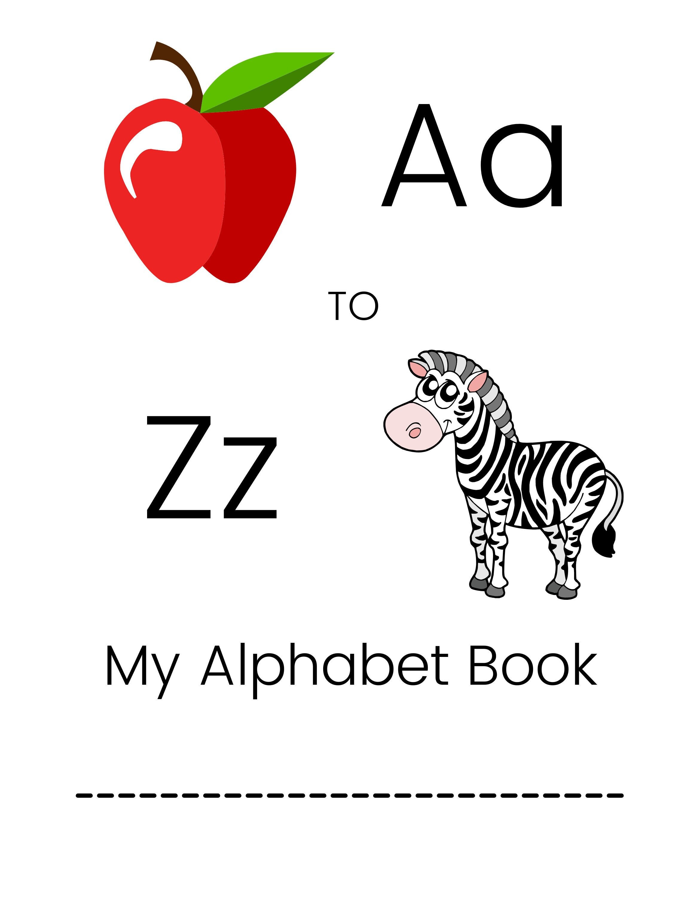 Printable Abc Book Printable Abc Book