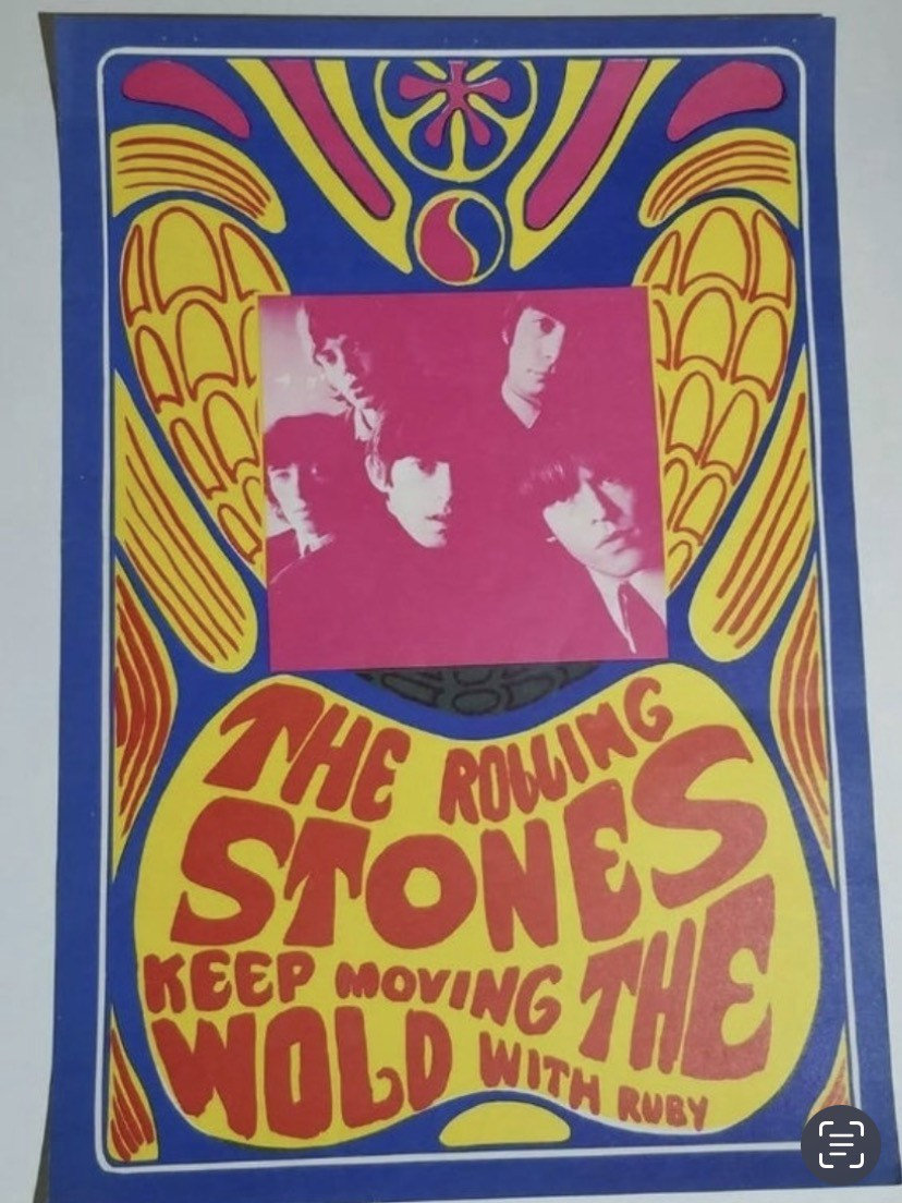 1960s Concert Poster - Etsy