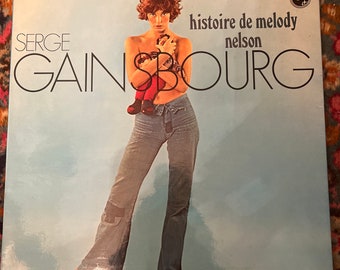 Serge Gainsbourg Histoire De Melody Nelson 1971 Primer prensado francés Philips/Biem 6397020 Mono/Stereo French Pop Yé-Yè