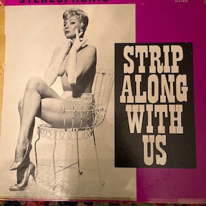 Cheesecake Records Vinyl Records Vintage 1960s Strip Along With Us  Strand Records SL 1072