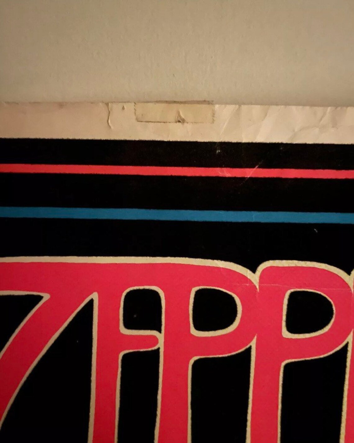 Led Zeppelin Black Light Poster Vintage Original 949 Funky Etsy