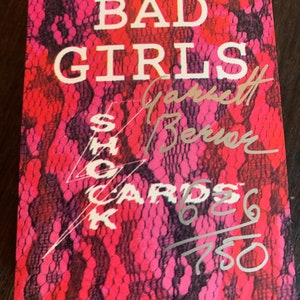 Bad Girls Trading Card Set Vintage 1992 Personalità Comics Firmato e Numerato Prima Edizione anni '90 Traci Lords Debby Harry Patty Hearst