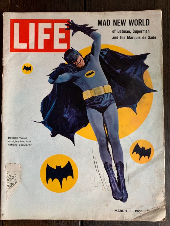 Life Magazine Batman Issue Vintage March 11th 1966 Marquis De - Etsy  Australia