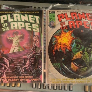 Planet Of The Apes Vintage 1975 Issue #10 and #12 Comic Book Apes Vs Mutant/ Mind Power