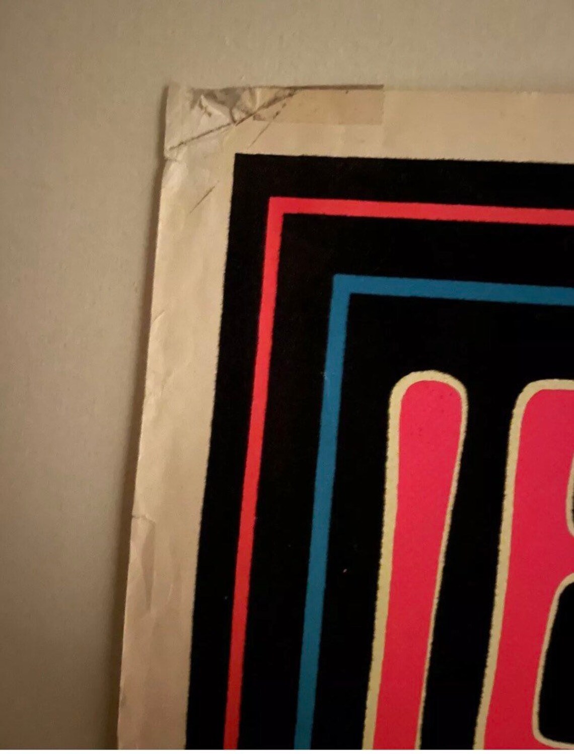 Led Zeppelin Black Light Poster Vintage Original 949 Funky Etsy