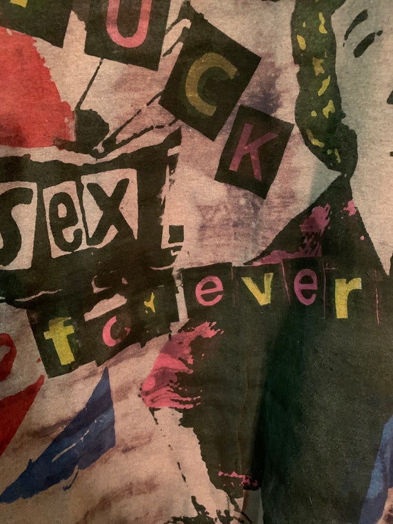 Vintage Sex Pistols Shirt 1990s Punk Rock T-Shirt… - image 6