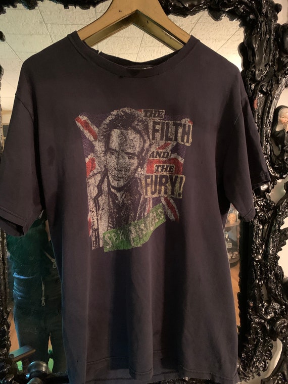 Sex Pistols Shirt 1990s Punk Movie T-Shirt 90s Fi… - image 1