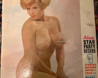 Adam Stag Party Records Vintage 1962 Cheesecake Cover Stories Mother Never Told #1 Fax Records 1006