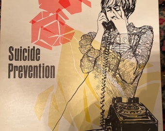 Suicide Prevention Teaching Vinyl Record Rare First Training Record In Suicidology Vinyl Not For Public Use Record