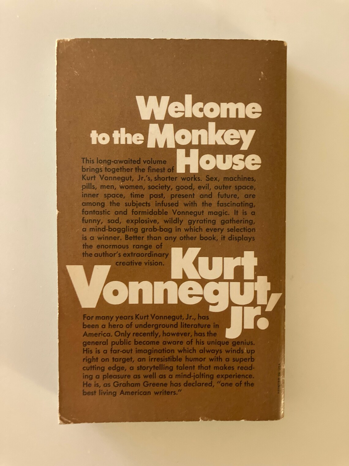 1st Printing To The Monkey House by Kurt Vonnegut Jr. Etsy
