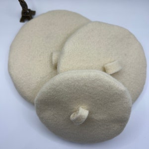Ivory French Beret for Pets-