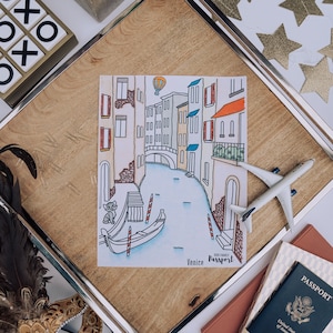 Venezia Italia da colorare, geografia stampabile