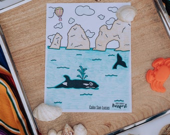 Cabo Mexico Coloring Page
