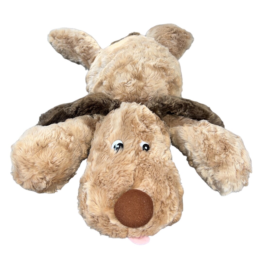Chosun Floppy Plush Dog Butterscotch 21 Inch Brown Laying Etsy