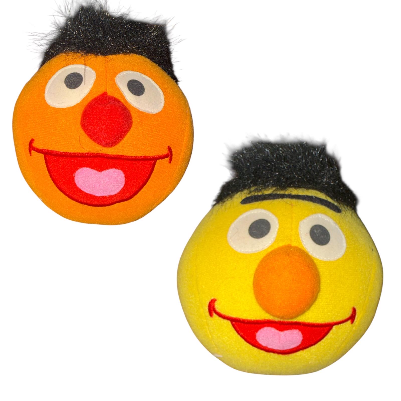 Mattel Fisher Price Sesame Street Bert & Ernie Double Fun Giggle Ball ...