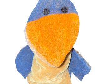 Leyendas y tradiciones de la marioneta Baby Einstein Boss Blue Bird CLUB SCRUB-A-DUB Raro