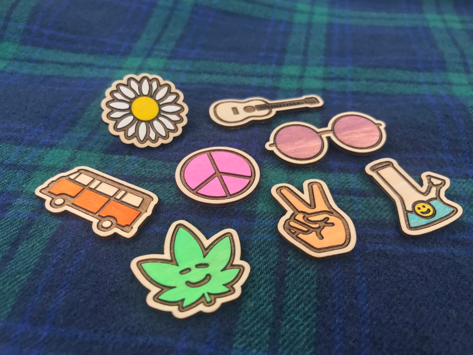 Hippie Pins LaserDatei SVG Bundle Etsy Österreich