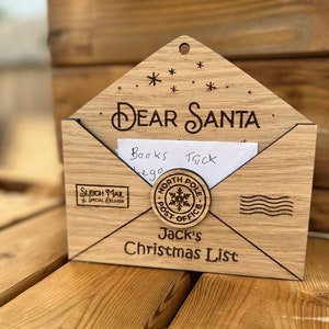 Personalised letter to santa| Christmas decoration| Tree bauble | Christmas tree decoration| Personalised santa letter holder| Dear Santa