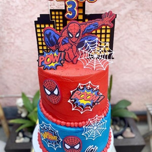 Spiderman Cake Topper