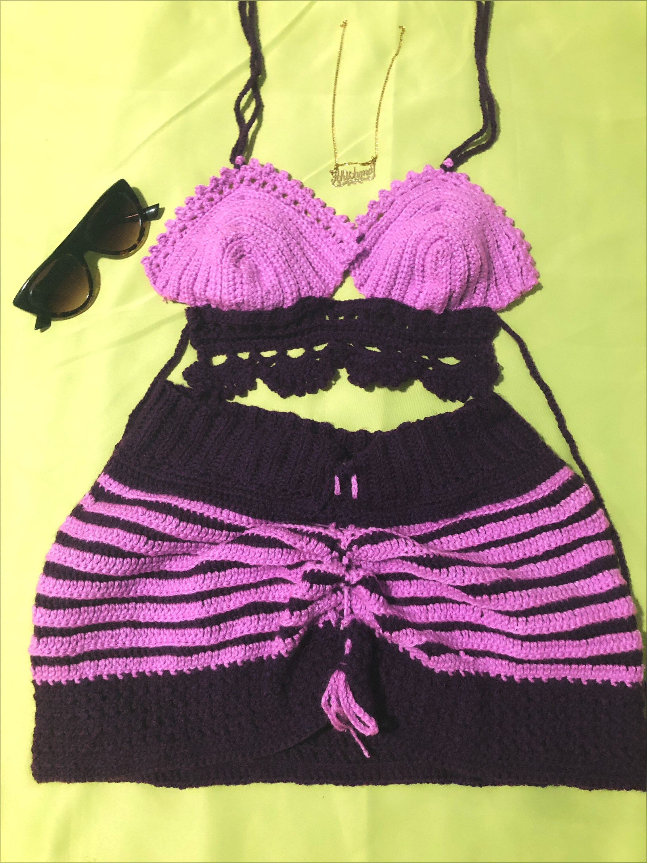 Two piece skirt set Etsy