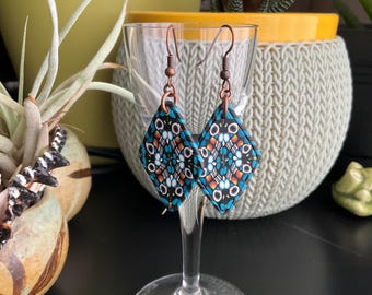 Polymer Clay Cane Earrings