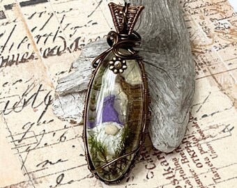 Gnome Wire Wrapped Pendant