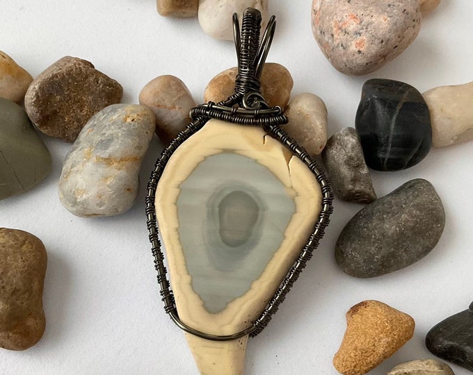 Imperial Jasper Wire Wrapped Pendant