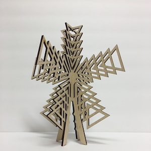 Christmas Tree Topper-Art Deco Geometrical Shapes
