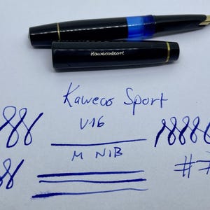 Juego de pluma estilográfica y bolígrafo KAWECO Kawecosport, excepcional, Juegos Olímpicos, V16 619 imagen 2