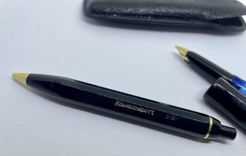 Juego de pluma estilográfica y bolígrafo KAWECO Kawecosport, excepcional, Juegos Olímpicos, V16 619 imagen 6