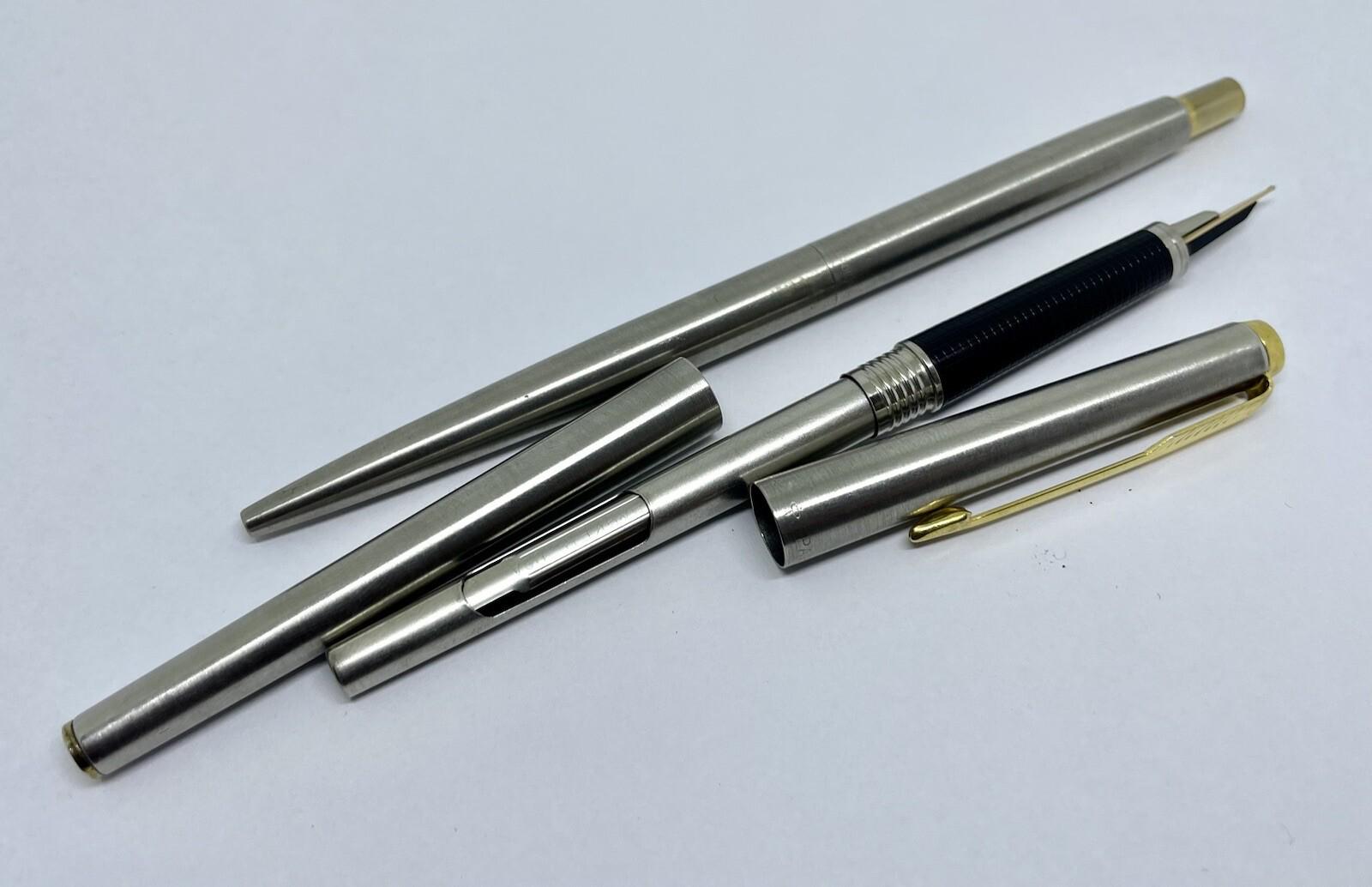 ヴィンテージ パーカー 180 万年筆＆ボールペンセット - XM - 針 Pt M