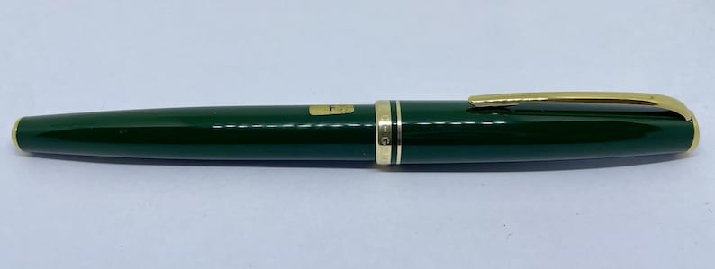 NOS MONTBLANC GENERATION Green Fountain Pen- 14k F Nib- B & P- 144 146 image 4