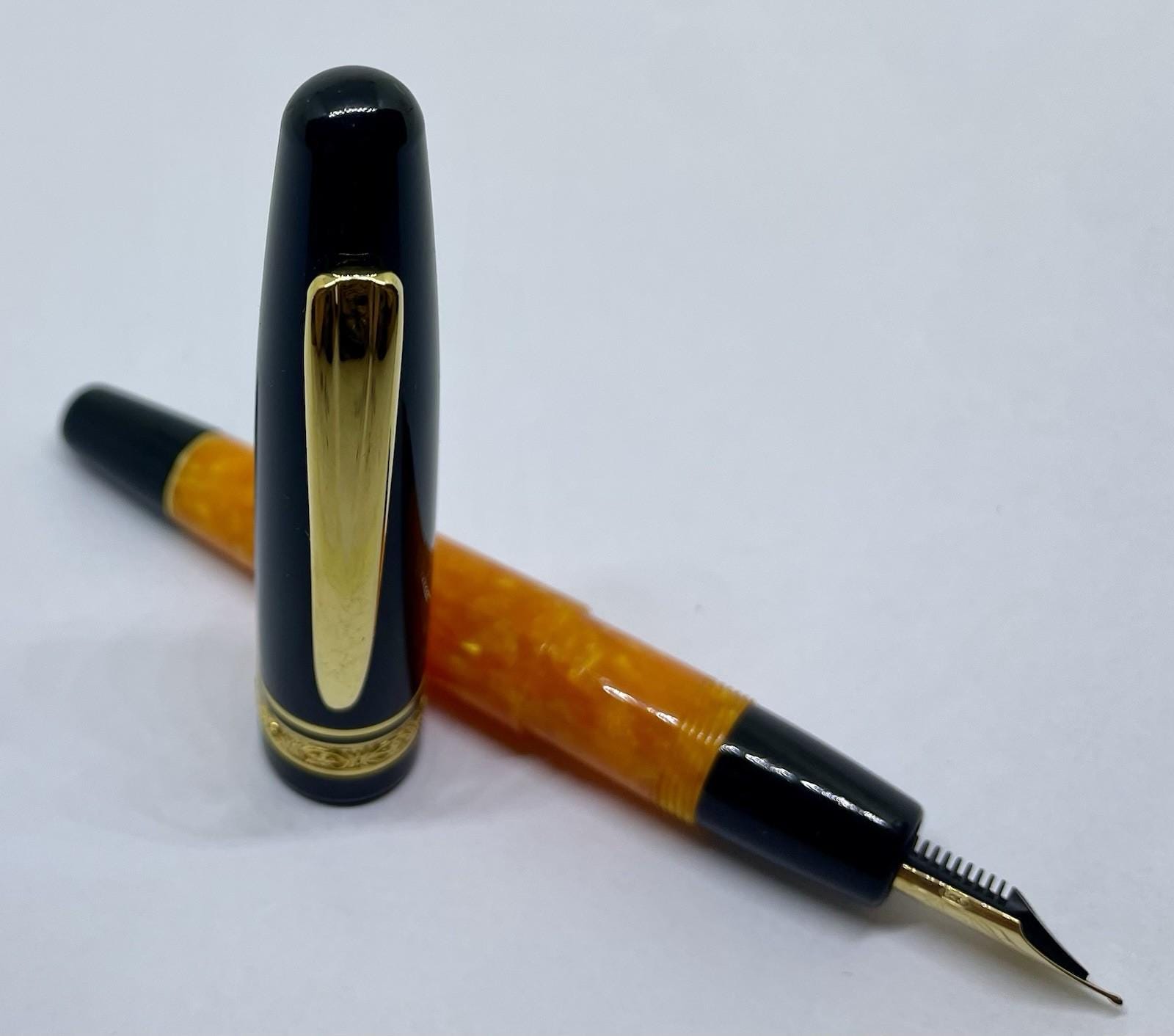 新品未使用 希少 デルタ ドルチェ ヴィータ ゼン 万年筆 - 14K M ペン