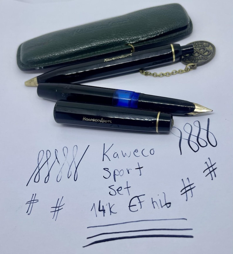 Juego de pluma estilográfica y bolígrafo KAWECO Kawecosport - 14k EF - Juegos Olímpicos - V16 619 imagen 1