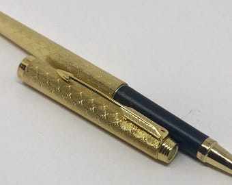 Extremely RARE Parker 180 Guirlande Rollerball - France - 18k Gold Plated