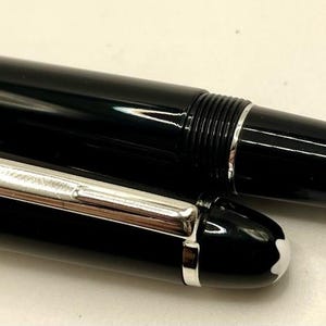 MONTBLANC Meisterstuck 145 P Chopin Platinum Füllfederhalter- 14k B Nib-144 146 149 Bild 6