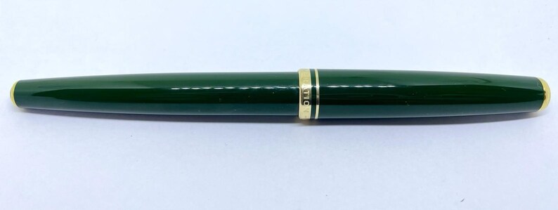 NOS MONTBLANC GENERATION Green Fountain Pen- 14k F Nib- B & P- 144 146 image 6