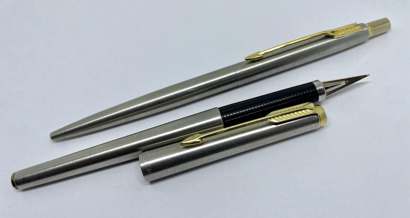 ヴィンテージ パーカー 180 万年筆＆ボールペンセット - XM - 針 Pt M