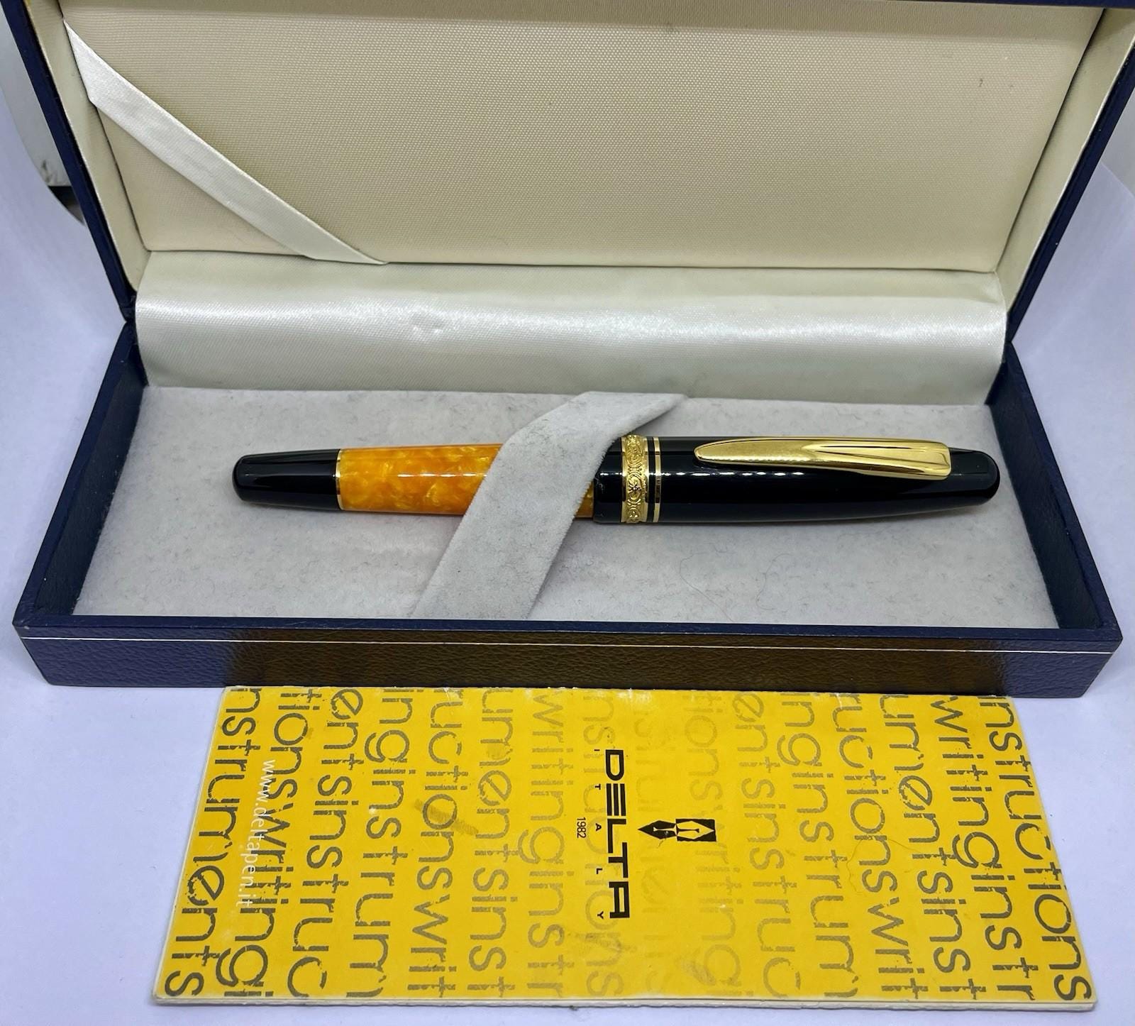 新品未使用 希少 デルタ ドルチェ ヴィータ ゼン 万年筆 - 14K M ペン