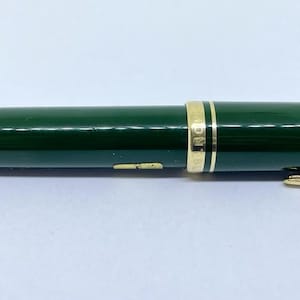 NOS MONTBLANC GENERATION Green Fountain Pen- 14k F Nib- B & P- 144 146 image 5