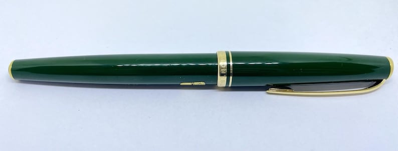 NOS MONTBLANC GENERATION Green Fountain Pen- 14k F Nib- B & P- 144 146 image 5