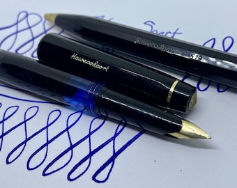Rare KAWECO Kawecosport Fountain Pen And Ballpoint Set - 14k M Nib- V16 & 619