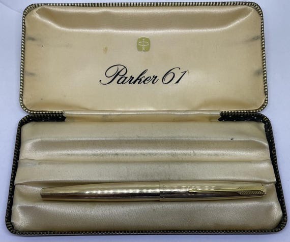 PARKER パーカー61 万年筆 14K F 前期型 ロールドゴールド 新品未使用 パーカー 61 ロールドゴールド 万年筆 - 14K M ペン先