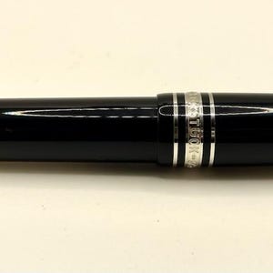 MONTBLANC Meisterstuck 145 P Chopin Platinum Füllfederhalter- 14k B Nib-144 146 149 Bild 5