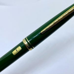 NOS MONTBLANC GENERATION Green Fountain Pen- 14k F Nib- B & P- 144 146 image 7