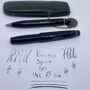 Juego de pluma estilográfica y bolígrafo KAWECO Kawecosport - 14k EF - Juegos Olímpicos - V16 619 imagen 2